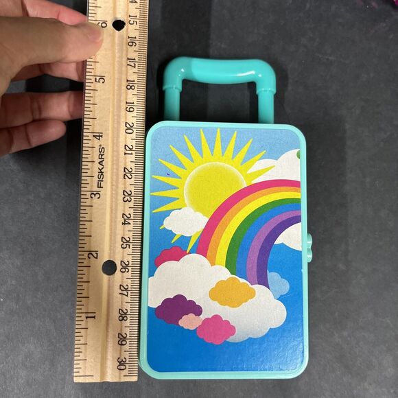 8 Doll Accessories Travel Lot Rolling‎ Luggage,Purse,Backpack,Toothbrush Set Etc - Picture 2 of 12